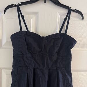 American Eagle Outfitters Navy Strapless Dress